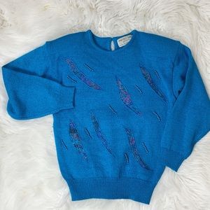 Vintage 80’s sweater ANDREA GAYLE size PS